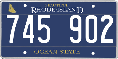 RI license plate 745902