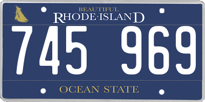 RI license plate 745969