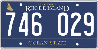RI license plate 746029