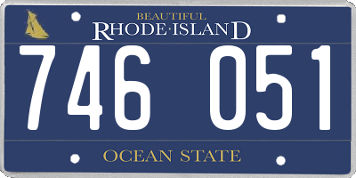 RI license plate 746051