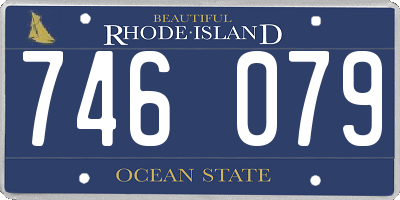 RI license plate 746079