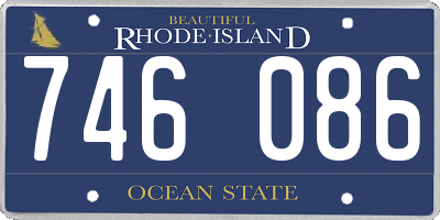RI license plate 746086