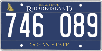 RI license plate 746089