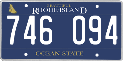 RI license plate 746094
