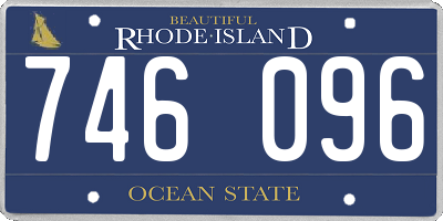 RI license plate 746096