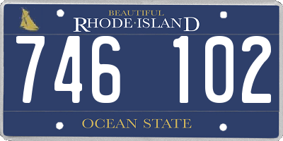 RI license plate 746102