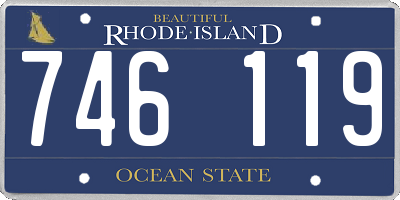 RI license plate 746119