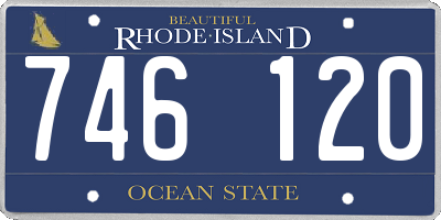 RI license plate 746120