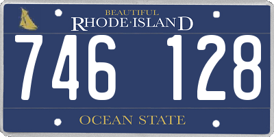 RI license plate 746128
