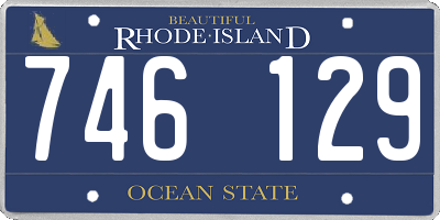 RI license plate 746129
