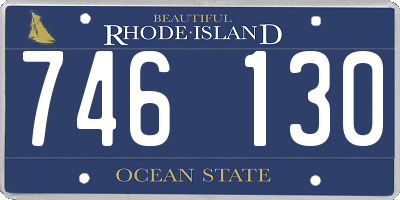 RI license plate 746130