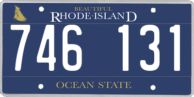 RI license plate 746131
