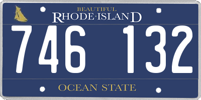 RI license plate 746132