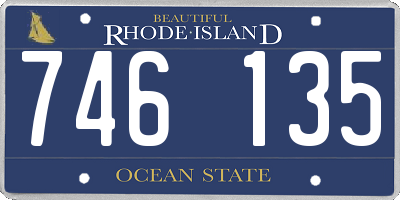 RI license plate 746135