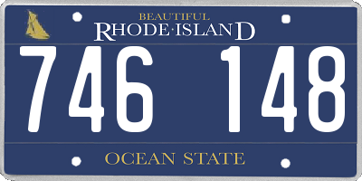 RI license plate 746148