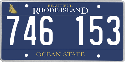 RI license plate 746153