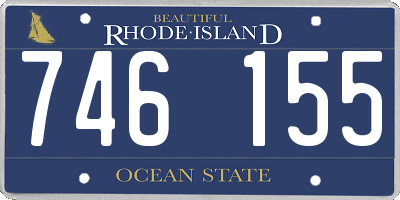 RI license plate 746155