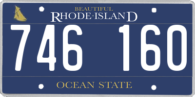 RI license plate 746160