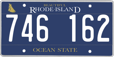 RI license plate 746162