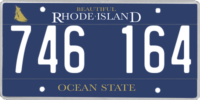 RI license plate 746164