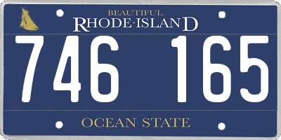 RI license plate 746165