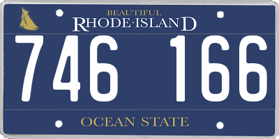 RI license plate 746166