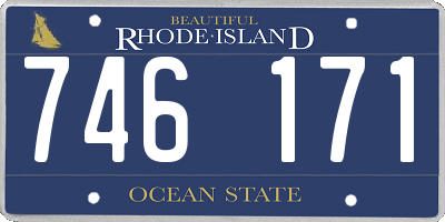 RI license plate 746171