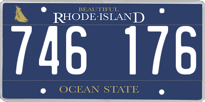 RI license plate 746176
