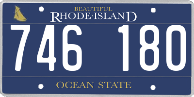 RI license plate 746180