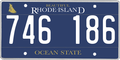 RI license plate 746186