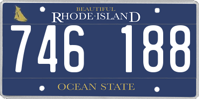 RI license plate 746188