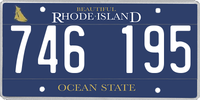 RI license plate 746195