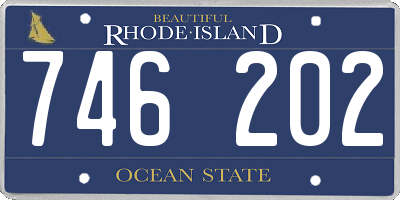 RI license plate 746202