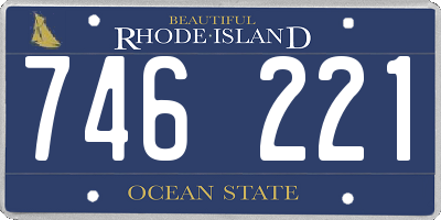 RI license plate 746221