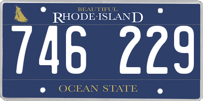 RI license plate 746229