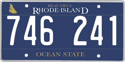 RI license plate 746241