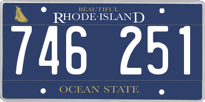 RI license plate 746251