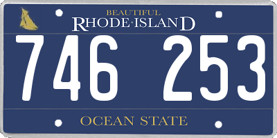 RI license plate 746253