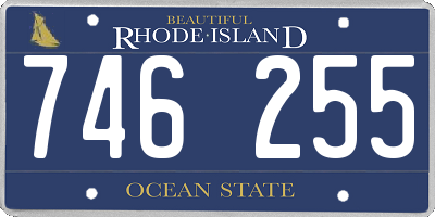 RI license plate 746255