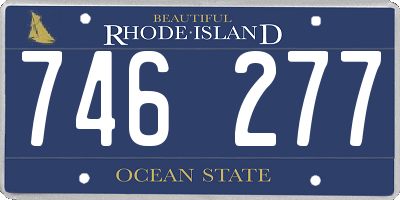 RI license plate 746277