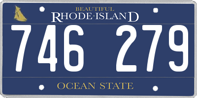RI license plate 746279
