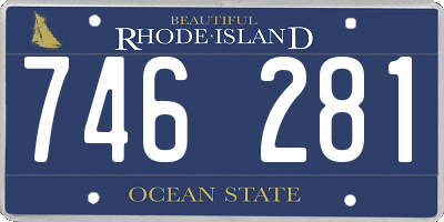 RI license plate 746281