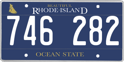 RI license plate 746282