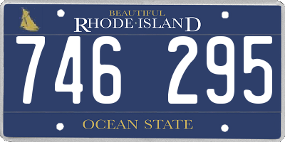 RI license plate 746295
