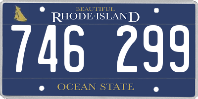 RI license plate 746299