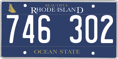 RI license plate 746302