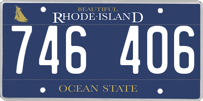 RI license plate 746406