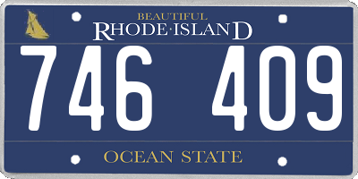 RI license plate 746409