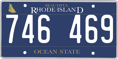 RI license plate 746469