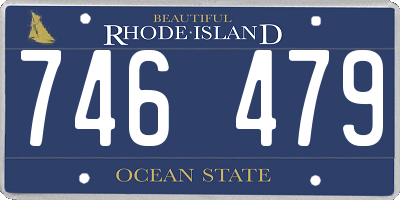 RI license plate 746479
